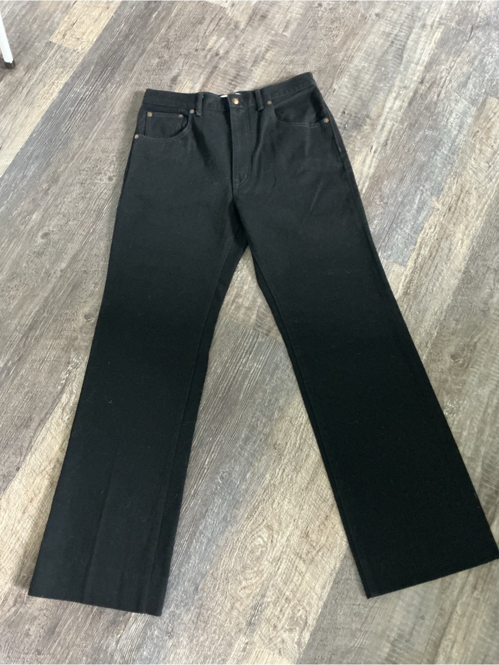 NWT Madewell Alexa Chung Black Bootcut Jeans